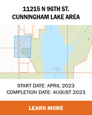 Cunningham Lake Area Project Map