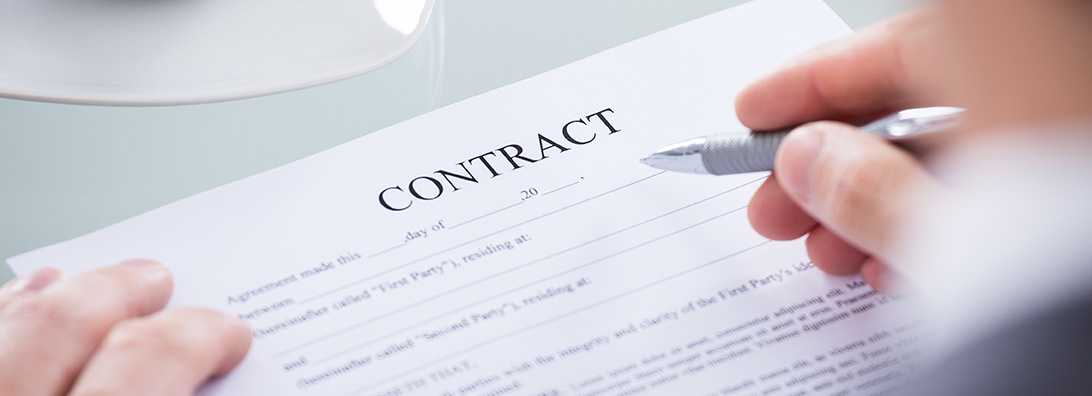 Signing a Contract