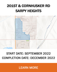 Sarpy Heights project complete Dec. 2022
