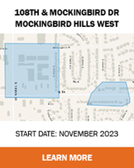 Mockingbird Hills West Project Map