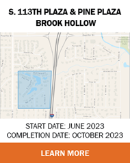 Brook Hollow Project Map - completed