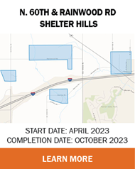 Shelter Hills Project Map - completed