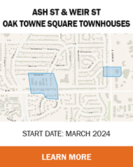Oak Towne Square Townhouses Project Map