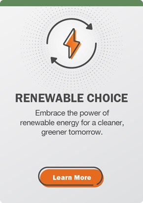 Renewable Choice: Embrace the power of renewable energy for a cleaner, greener tomorrow. Click here to learn more.