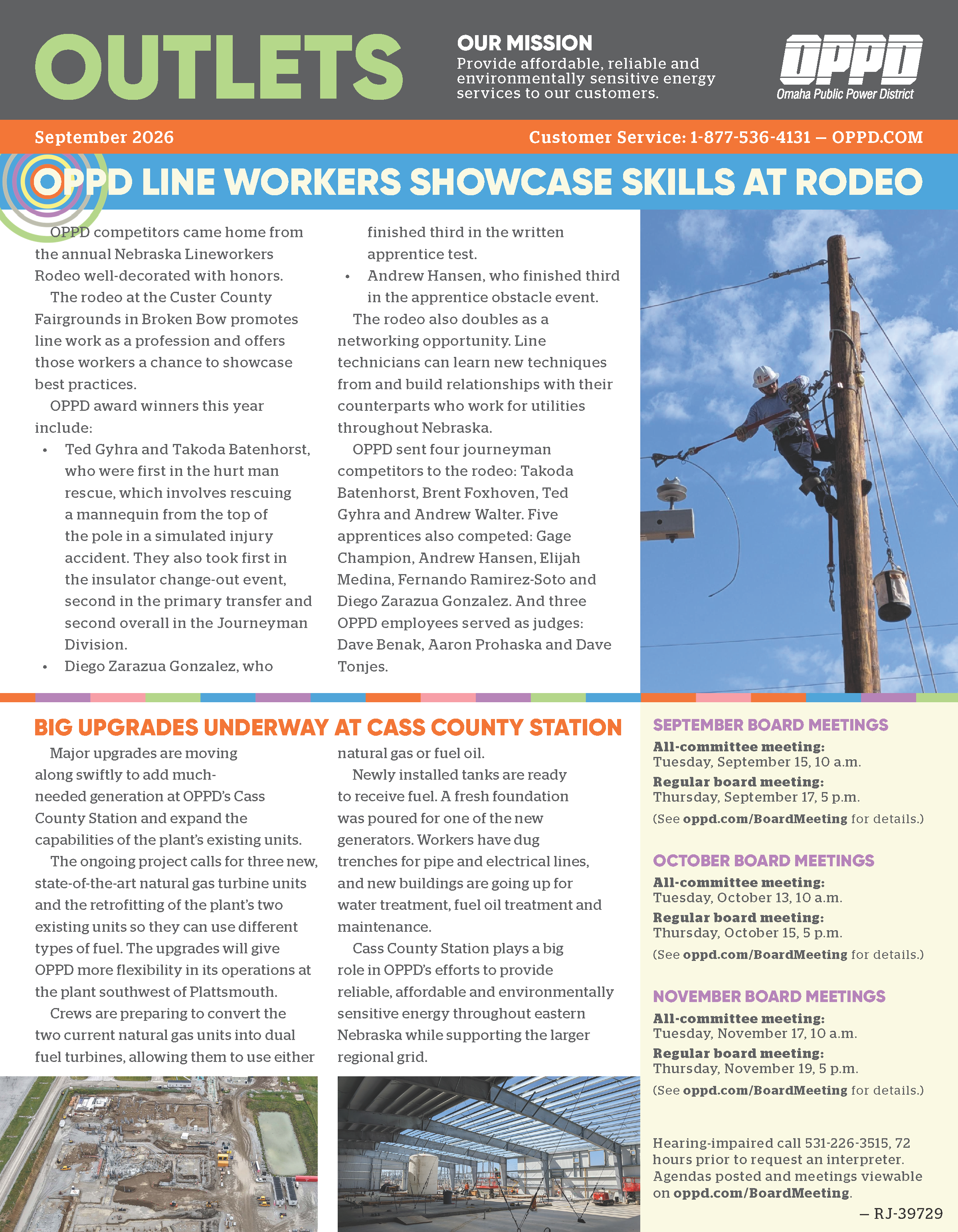 sept outlets newsletter